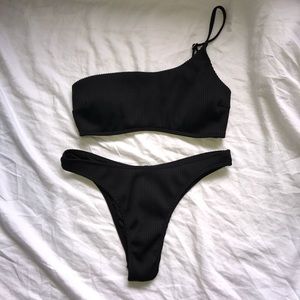 Hollister Ribbed Bikini Set